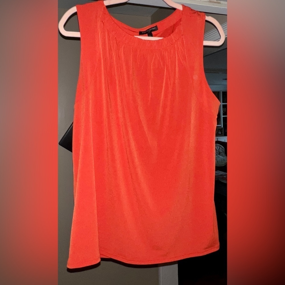 Banana Republic Orange matte jersey tank